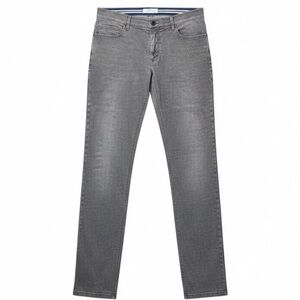 Brax Feel Good Chris Grey Micro-Pattern Quiet Luxury Pants Men’s Size 34